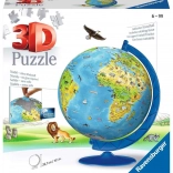 RAVENSBURGER 3D Puzzle Kinder-Globus 180 Teile