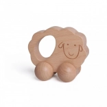 Holzauto zum Schafe Fangen