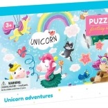 Puzzle Einhorn-Abenteuer 30 Teile