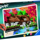 CreArt Premium: Mühle – Malen nach Zahlen