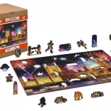 Holzpuzzle Nächtliches London 2v1, 150 Teile