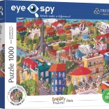 Puzzle Trefl Eye-Spy Sneaky Peekers Paris 1000 Teile