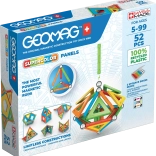 Magnetbaukasten Geomag Supercolor Recycled – 52 Teile