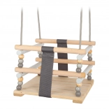 Holzschaukel für Kinder im skandinavischen Stil