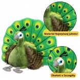 Plüschspielzeug Eleganter Pfau grün 30 cm