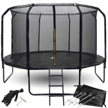 Gartentrampolin SKYFLYER 366 cm mit Sicherheitsnetz und Leiter