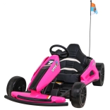 Kinder-Elektrokart Speed 7 Drift King, pink, mit Driftfunktion und EVA-Rädern