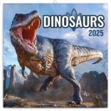 Notizkalender Dinosaurier 2025 30 × 30 cm