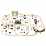 Le Toy Van Holz-Eisenbahn City mit Londoner Brücke