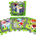 Weiche Schaumstoffblöcke – Stadt, 9 Stk (32 × 32 cm)