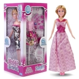 Modelpuppe mit Kleiderschrank 29 cm