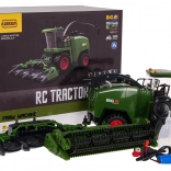 RC-Mähdrescher 2-in-1 für Getreide und Mais mit Licht, Sound und Rauch