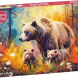 Puzzle CHERRY PAZZI Gemeinsam in der Wildnis 1000 Teile