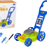 Seifenblasen-Rasenmäher – blauer Kinderrasenmäher mit Musik