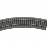 Piko gebogenes Gleis R1 mit Unterlage