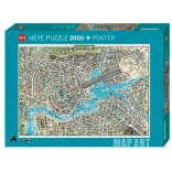 Puzzle HEYE 2000 Teile – Stadt der Musik