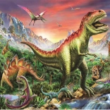 Diamantmalerei Herrscher der Urzeit 30 × 40 cm