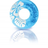 Aufblasbarer Schwimmring 91 cm mit hawaiianischem Blumenmotiv INTEX