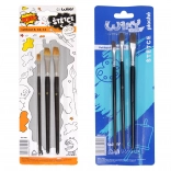 Set mit flachen Pinseln, 3 Stk.