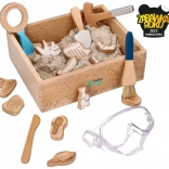 Set für kleine Archäologen mit kinetischem Sand