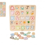 Holz-Puzzle Alphabet 30 × 30 cm