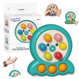 WOOPIE Geschicklichkeitsspiel Hammerhai Kreta mit Schnur Oktopus Grün 2in1