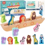 Holzpuzzle für Kinder Noah und Tiere