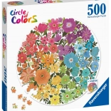 Ravensburger Puzzle Circle of Colors – Blumen 500 Teile