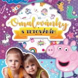 Malbuch und Tattoos Peppa Wutz