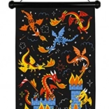 JANOD Magnetische Dartscheibe Drachen