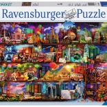 Puzzle 2000 Teile Welt der Bücher