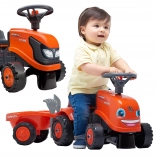 Rutsch-Traktor KUBOTA mit Anhänger und Zubehör für Kinder ab 1 Jahr – FALK
