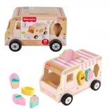 Holzauto mit Eis - Sortierform