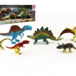 Set Dinosaurier aus der Kreidezeit, 6 Stk., Kunststofffiguren in Schachtel