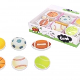 Radiergummi mit Sportmotiv