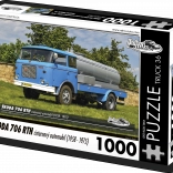 Puzzle Retro-Autos Škoda 706 RTH Tankwagen – 1000 Teile