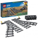 Lego City Weichen für Eisenbahngleise