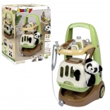 Smoby Tierarztwagen mit Panda und 2-in-1-Transportbox