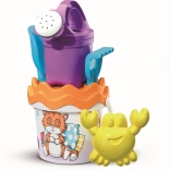 ANDRONI Sand-Set Verspieltes Kätzchen mit Gießkanne – klein, 6-teilig