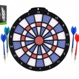 Elektronische Dartscheibe aus Kunststoff mit 4 Pfeilen, Durchmesser 28 cm