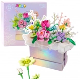 Konstruktionsblöcke Blumenzusammensetzung mit LED-Beleuchtung