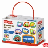 Konturpuzzle Verkehr 8 Bilder – FAR FAR LAND