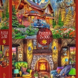 Trefl Puzzle Ausflug in die Berge 2×500 Teile