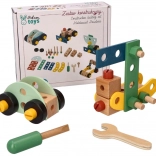 Holzbaukasten für kleine Baumeister