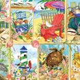 Puzzle Ein Tag am Strand 500 Teile von Cobble Hill