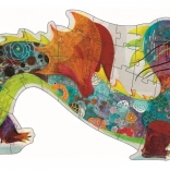Djeco Großes Puzzle Drache 58 Teile