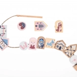 Cubika Pastell Auffädel-Märchen – Holz-Auffädelset