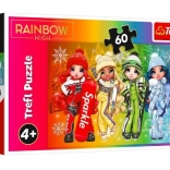 Puzzle 60 Teile Fröhliche Puppen RAINBOW HIGH