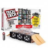 Tech Deck Vitrine mit Rampe für Fingerboards