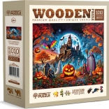 Wooden City Holzpuzzle Halloween-Kürbis, 1010 Teile